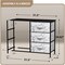 Sorbus 6 Drawers Dresser- Storage Unit with Steel Frame, Wood Top, Fabric Bins - for Bedroom, Closet, Office and more